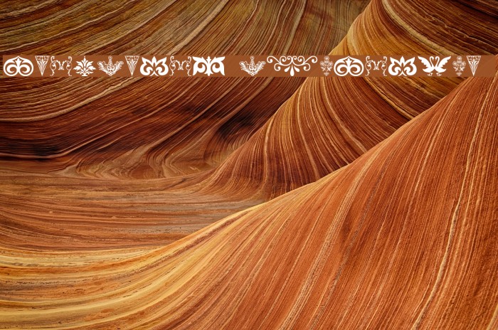 Ornamental Decoration II Font examples
