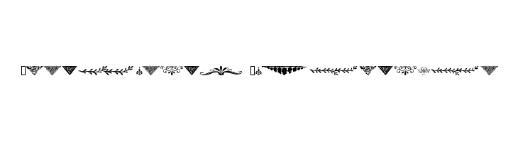 Ornamental Decoration Font