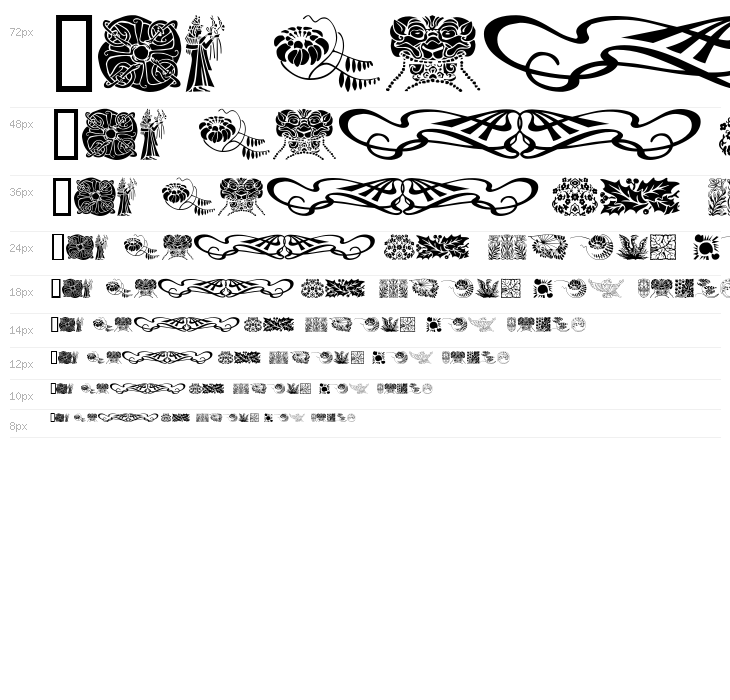 Ornamental Elements Waterfall