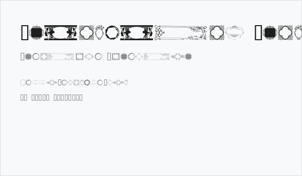Ornamental Frames I Business Card