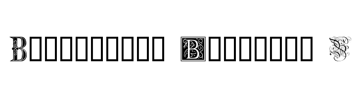 Ornamental Initials B  les polices de caractères gratuit tlcharger