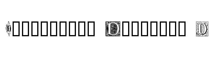 Ornamental Initials D  Descarca Fonturi Gratis