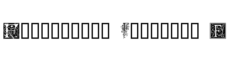 Ornamental Initials F Font