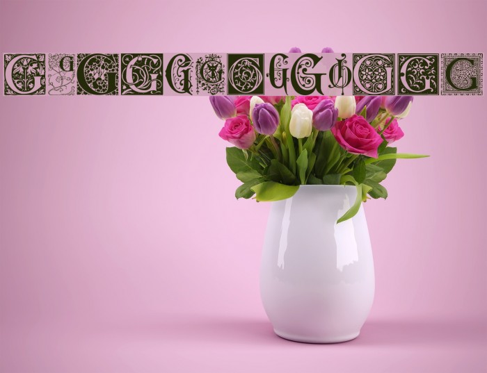 Ornamental Initials G Example 3