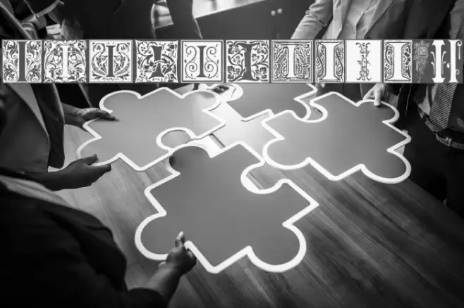 Ornamental Initials I Font examples