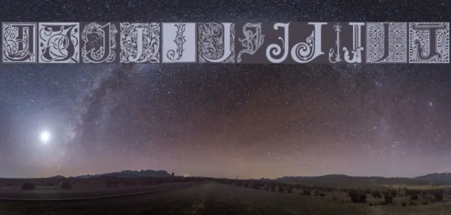 Ornamental Initials J Example 3