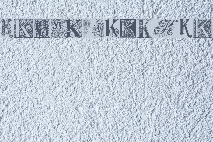 Ornamental Initials K Example 3