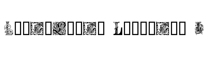 Ornamental Initials L  baixar fontes gratis