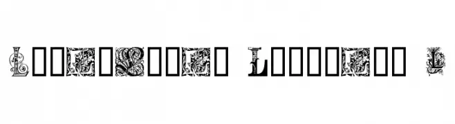 Ornamental Initials L  Descarca Fonturi Gratis