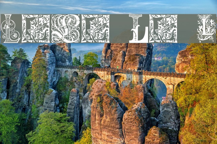 Ornamental Initials L Example 2