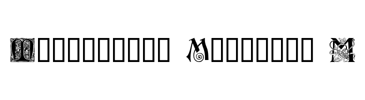 Ornamental Initials M  नि: शुल्क फ़ॉन्ट्स डाउनलोड