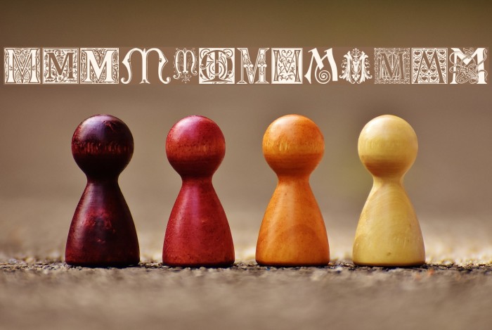 Ornamental Initials M Example 2