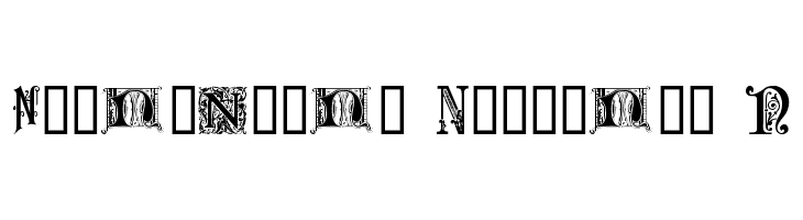 Ornamental Initials N Font