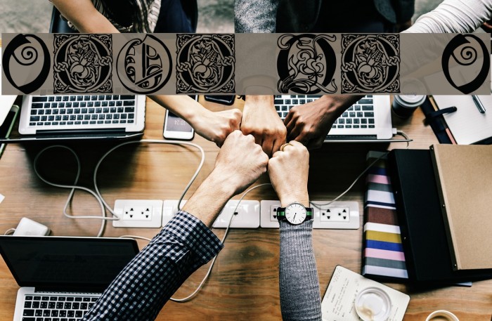 Ornamental Initials O Example 2