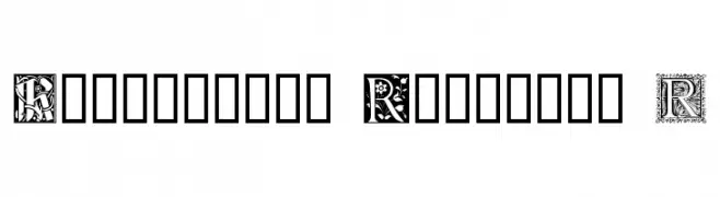 Ornamental Initials R  Fuentes Gratis Descargar