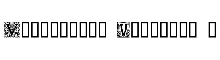 Ornamental Initials V Font