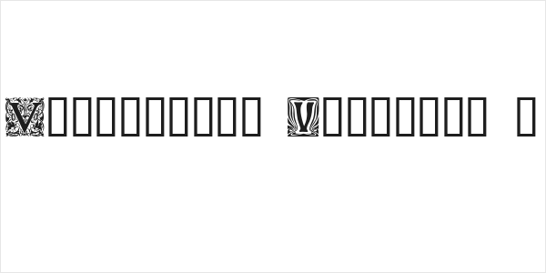 Ornamental Initials V Logo
