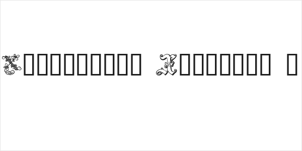 Ornamental Initials X Logo