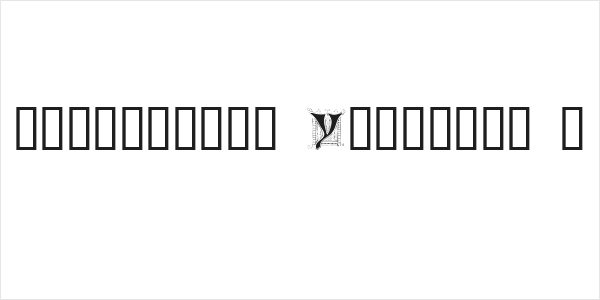 Ornamental Initials Y Logo