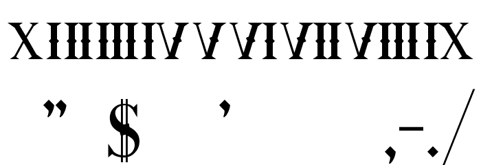 Ornamental Versals Black Font OTHER CHARS