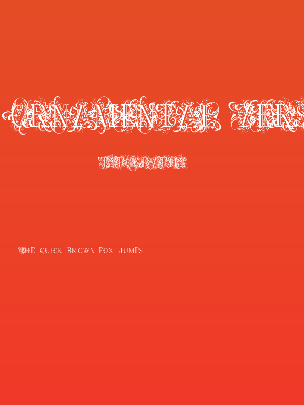 Ornamental Versals Poster