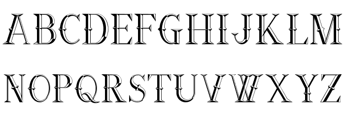 Ornamental Versals Font LOWERCASE