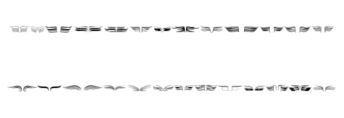 Ornamental Wings Regular Font OTHER CHARS
