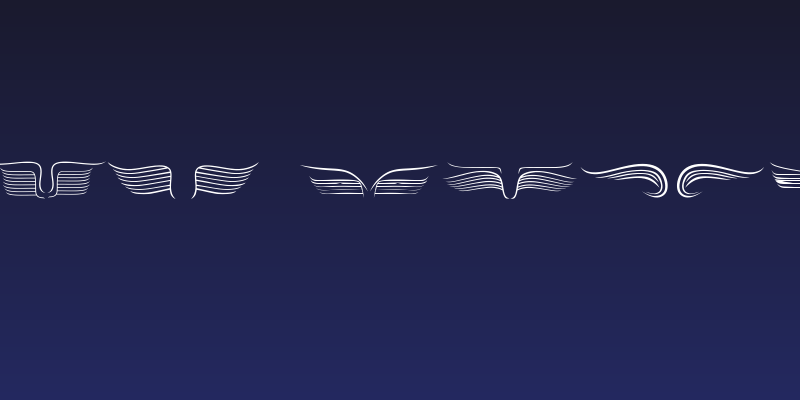 Ornamental Wings Regular Social Header