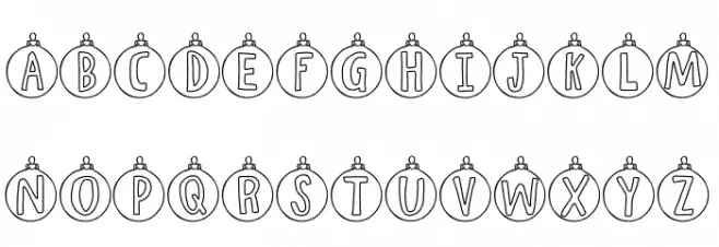 Ornamental Font Litere mari