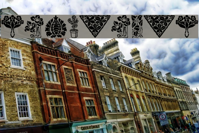 Ornamenter Font examples