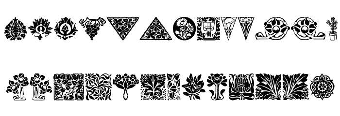 Ornamenter Font LOWERCASE