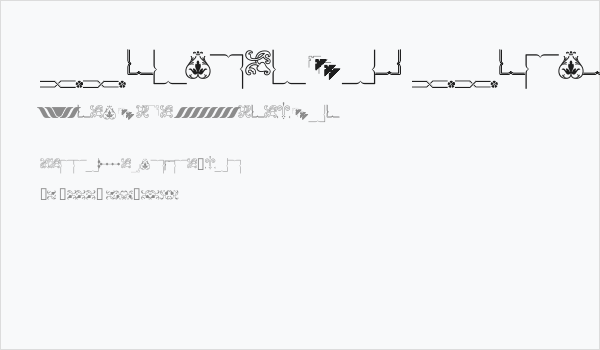 Ornamentos Orlas y Vinetas LGt Regular Business Card