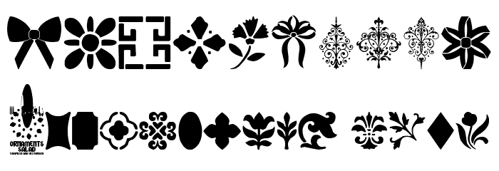 Ornaments Salad Font OTHER CHARS
