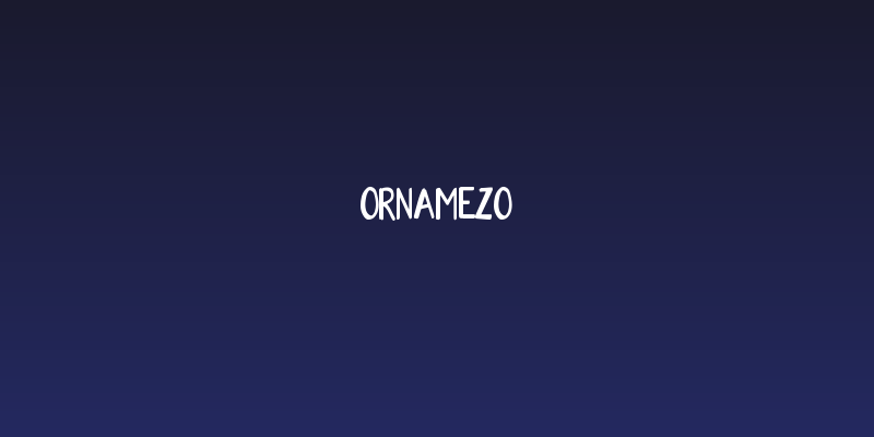 Ornamezo Social Header