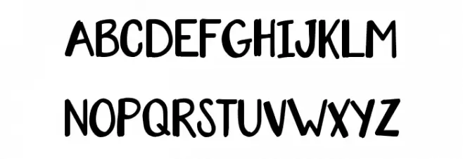 Ornamezo Schriftart Kleinbuchstaben