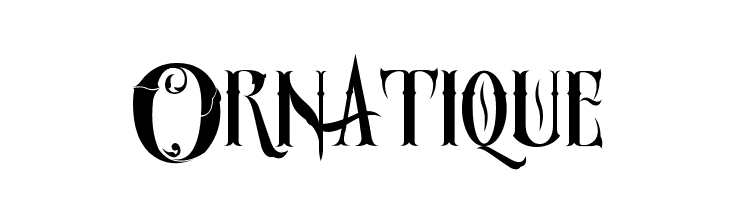 Ornatique  font caratteri gratis