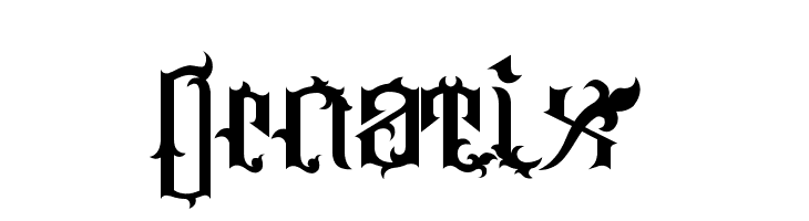 Ornatix  font caratteri gratis