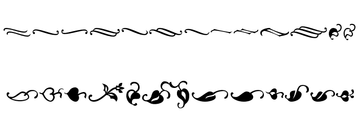 OrnementsADF Font LOWERCASE