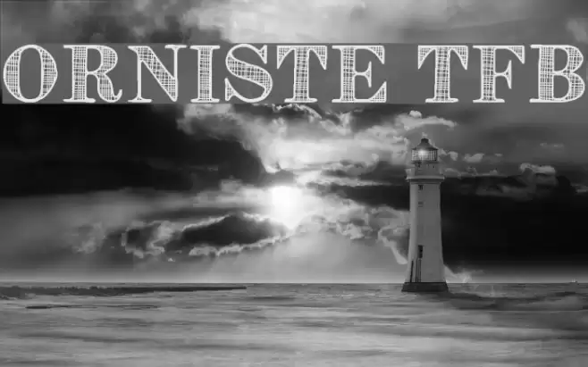 Orniste tfb Font examples