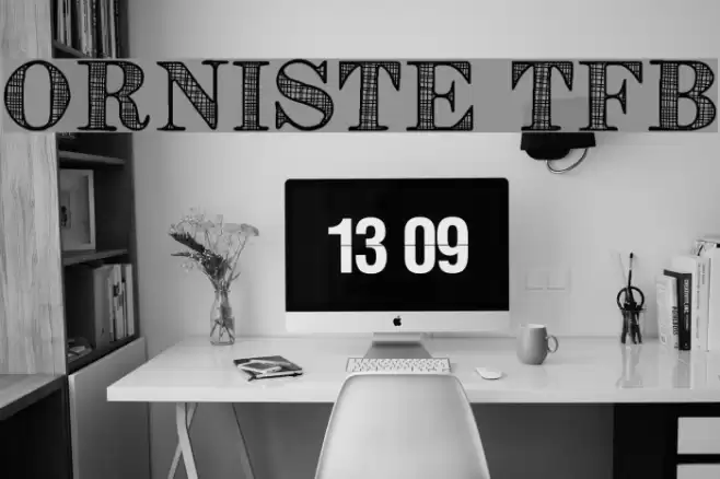 Orniste tfb Font examples