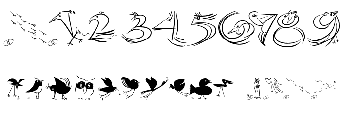 OrnithoLogics Font OTHER CHARS