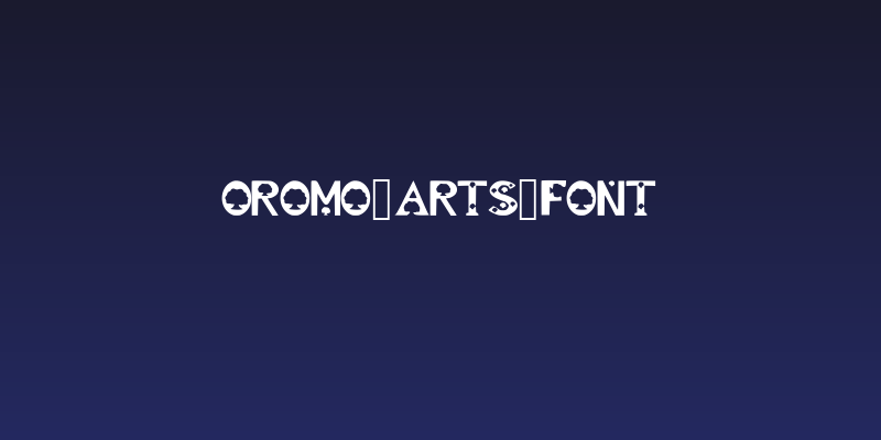 Oromo_Arts_Font Social Header
