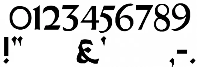 Orotund Capitals Heavy Caratteri ALTRI CARATTERI