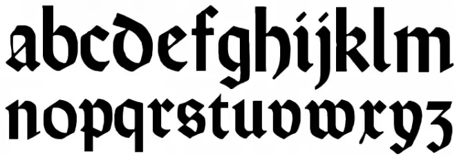 Orotund Heavy फ़ॉन्ट लोअरकेस