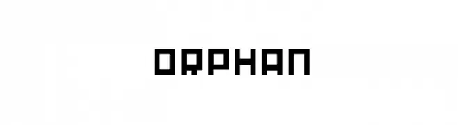 Orphan  नि: शुल्क फ़ॉन्ट्स डाउनलोड