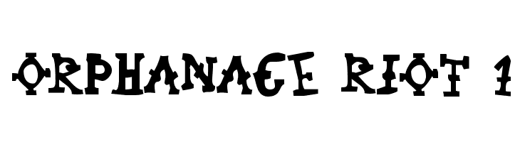 Orphanage Riot 1  नि: शुल्क फ़ॉन्ट्स डाउनलोड