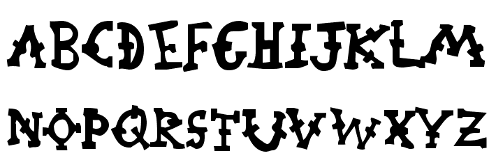Orphanage Riot 1 Font LOWERCASE