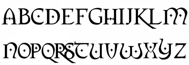 Orpheus Schriftart Groß
