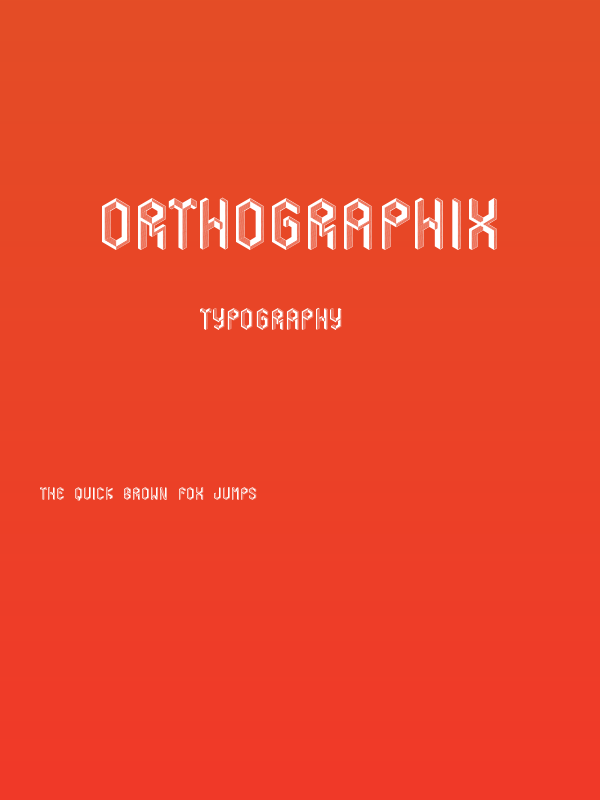 Orthographix Poster