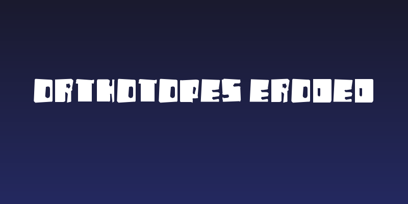Orthotopes Eroded Social Header